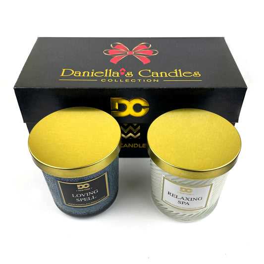 Aromatherapy Candle Gift Set - Loving Spell & Relaxing Spa-1