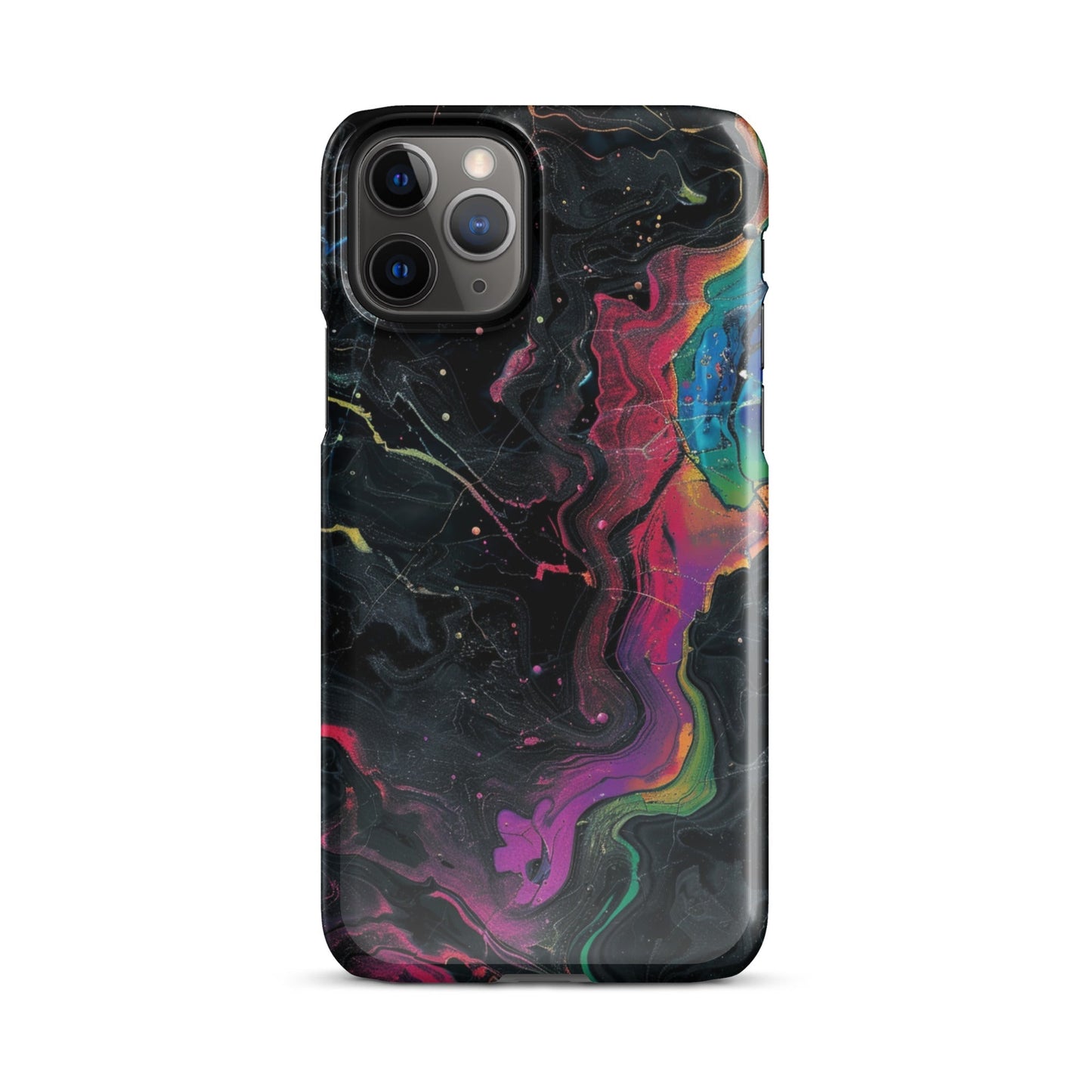 Black rainbow Phone case for iPhone-2