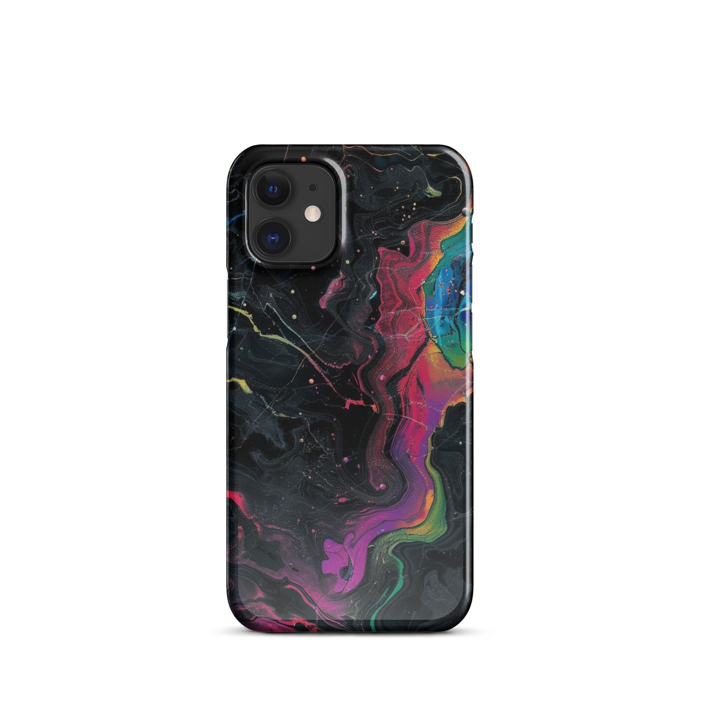 Black rainbow Phone case for iPhone-6