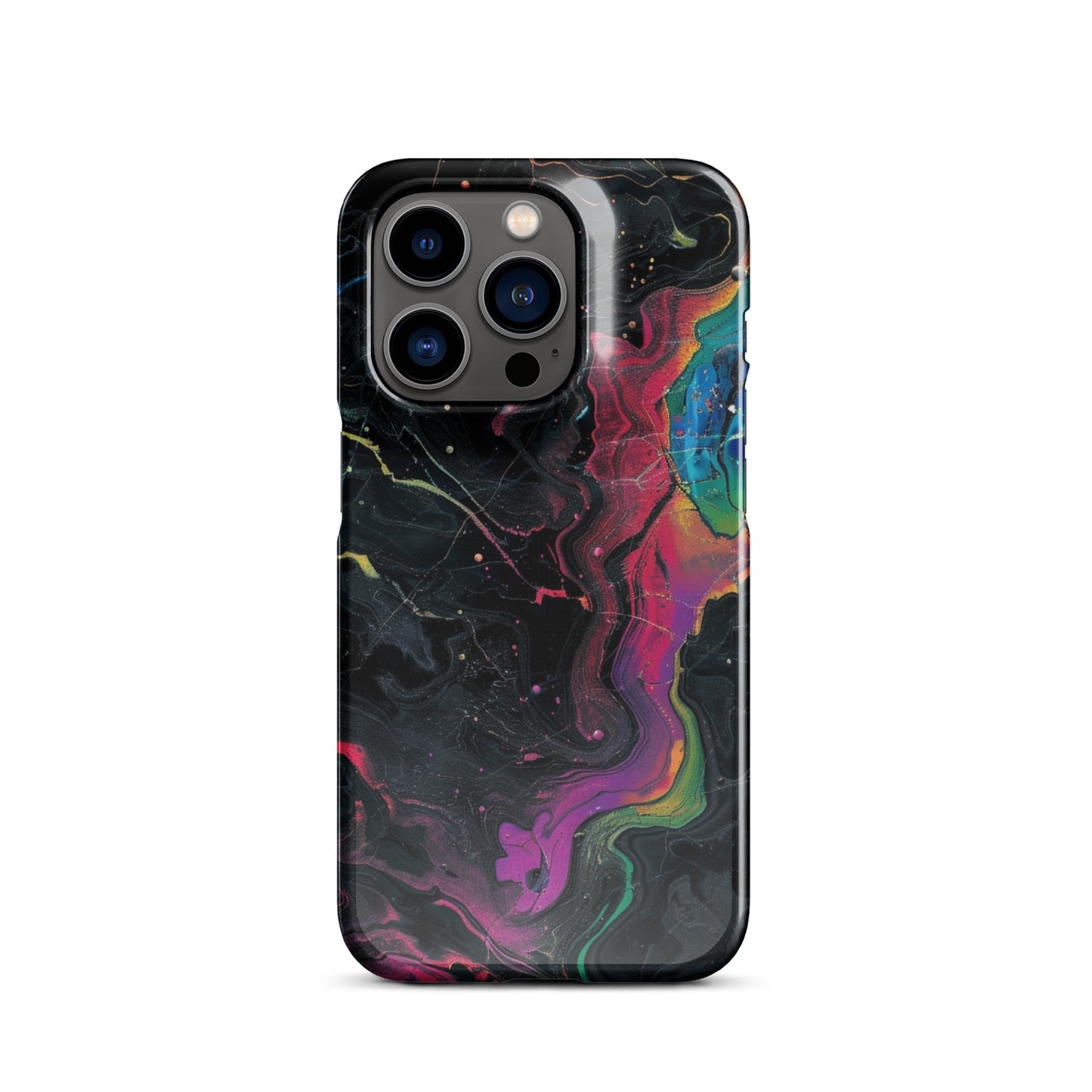 Black rainbow Phone case for iPhone-26