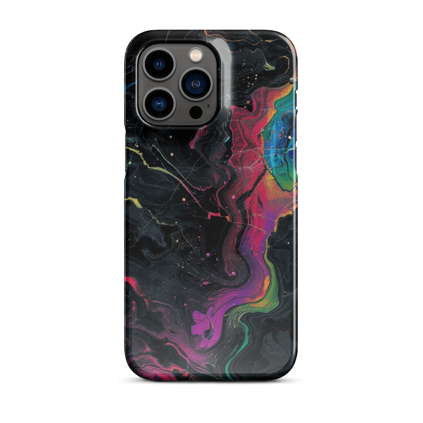 Black rainbow Phone case for iPhone-28