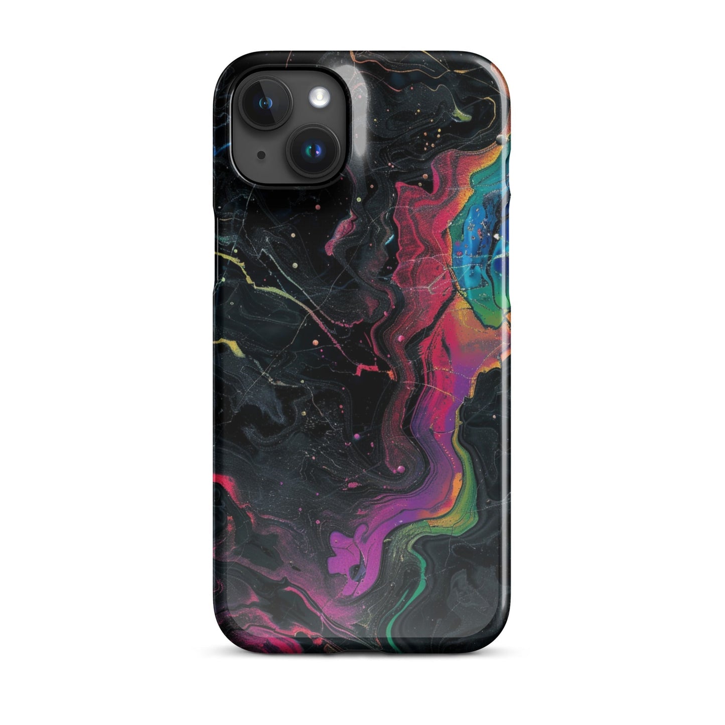 Black rainbow Phone case for iPhone-32