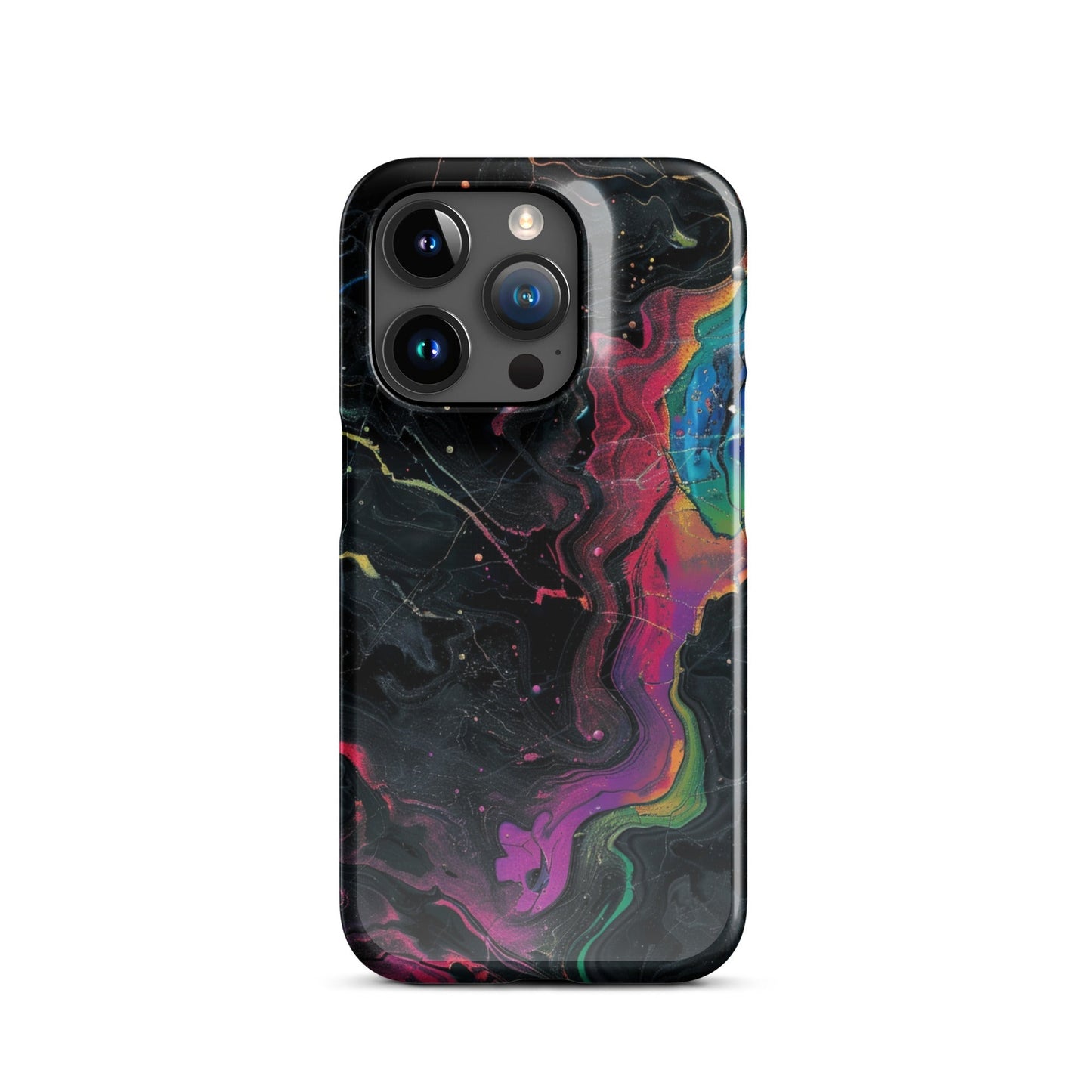 Black rainbow Phone case for iPhone-34