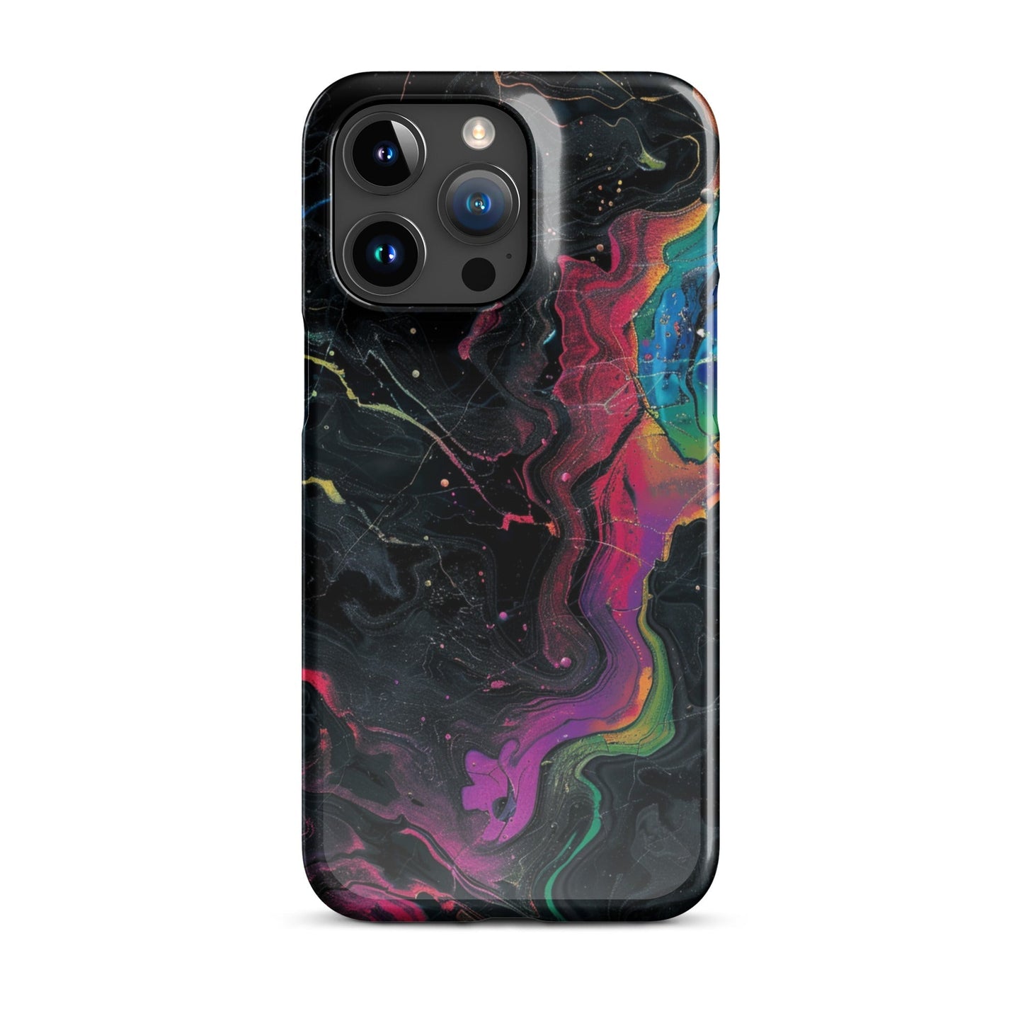Black rainbow Phone case for iPhone-36