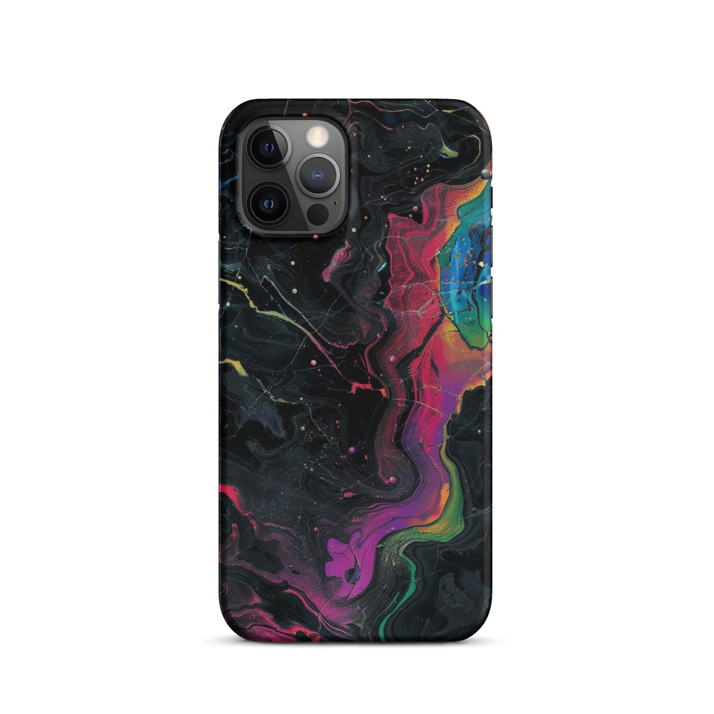 Black rainbow Phone case for iPhone-11