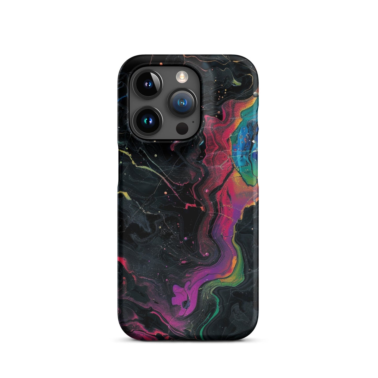 Black rainbow Phone case for iPhone-35
