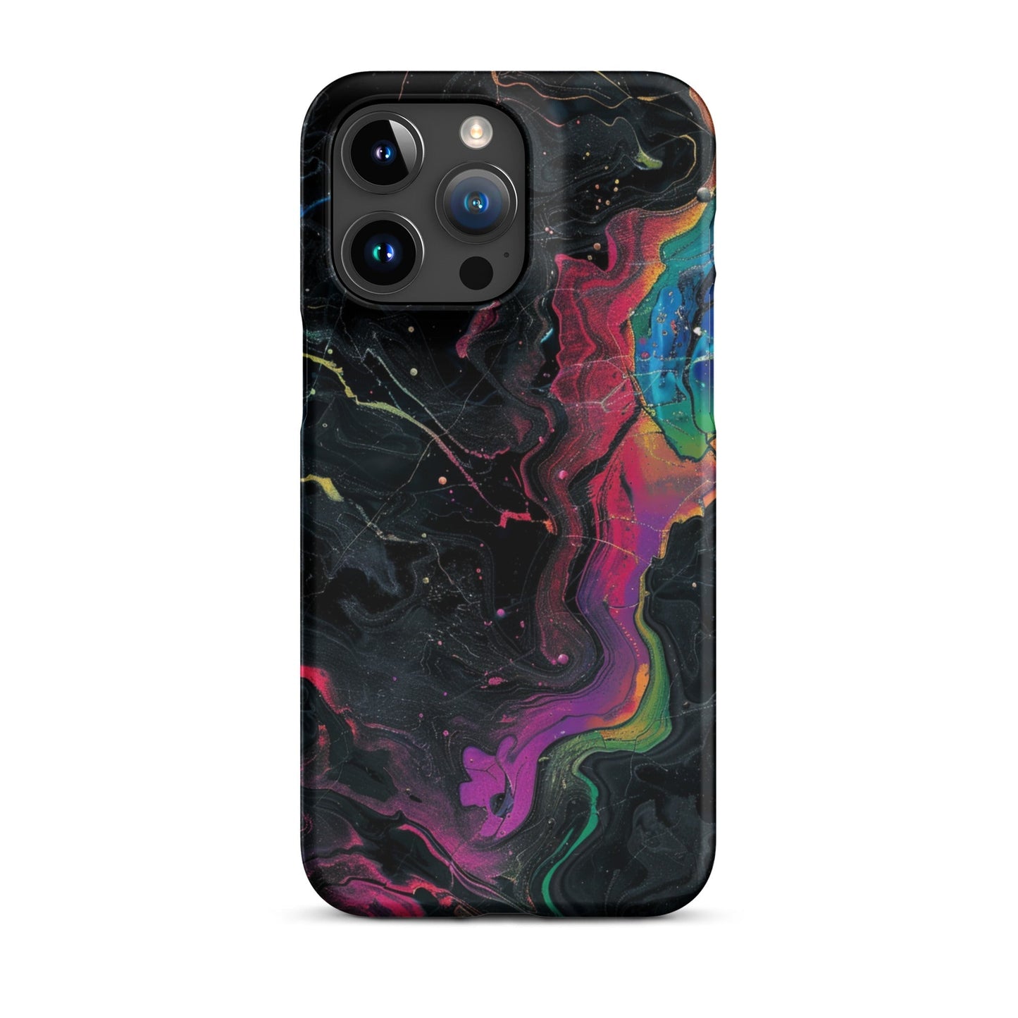 Black rainbow Phone case for iPhone-37